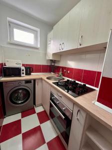 Η κουζίνα ή μικρή κουζίνα στο Focus Apartment +17 φωτογραφίες