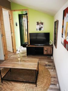 Μια τηλεόραση ή/και κέντρο ψυχαγωγίας στο Studio - Chez Ana et Jonathan +15 φωτογραφίες