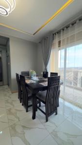 Χώρος καθιστικού στο Kampala BnB