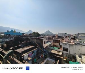 an aerial view of a city with buildings at Nest & Rest in Pushkar +12 photos