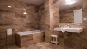 Koupelna v ubytování A7 Apartments