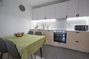 Η κουζίνα ή μικρή κουζίνα στο Apartman Bolfova