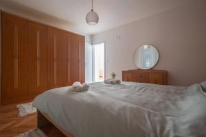 Ένα ή περισσότερα κρεβάτια σε δωμάτιο στο Apartman Bolfova