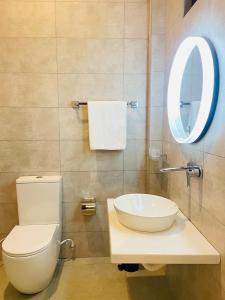 Koupelna v ubytování Harmon Weligama