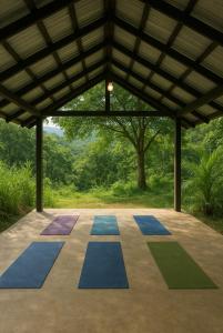 Κήπος έξω από το Little wood villa and retreats Doluwa