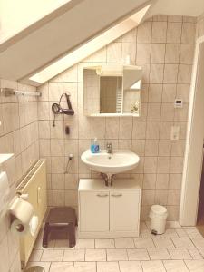 Koupelna v ubytování Villa Goncalves, Komplette Wohnung mit Parkplatz und Wallbox vor der Tür + 22 fotografií