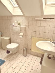 Koupelna v ubytování Villa Goncalves, Komplette Wohnung mit Parkplatz und Wallbox vor der Tür