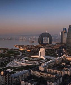 Γενική άποψη της πόλης Μπακού ή θέα της πόλης από  αυτό το ξενοδοχείο