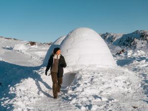Το Igloo Lodge τον χειμώνα