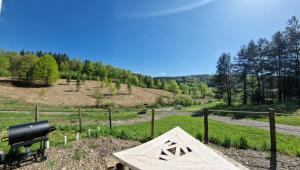 a tent on the side of a road at MotoChillout in Polańczyk