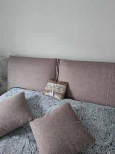 Postel nebo postele na pokoji v ubytování Butas su terasa