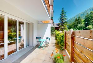 Balkón nebo terasa v ubytování Studio à Morgins