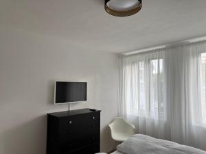 TV a/nebo společenská místnost v ubytování Alte Näherei