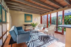 Et opholdsområde på Stratfords Guest Suites