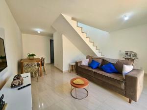 Posezení v ubytování Penthouse 3min da Praia do Peró