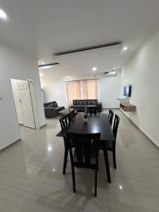 Χώρος καθιστικού στο Blue leaf apartments