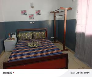 Ένα ή περισσότερα κρεβάτια σε δωμάτιο στο Studio ks