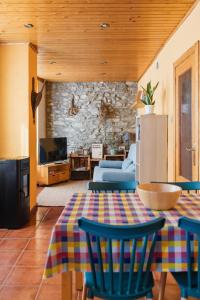 Posezení v ubytování El racó a Anserall. A 8km Andorra.