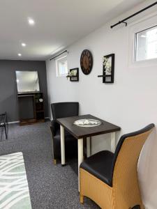 TV a/nebo společenská místnost v ubytování Ferienwohnung Mia