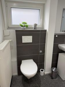 Koupelna v ubytování Ferienwohnung Mia