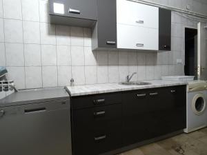 ヴラシチにあるMountain Relax Vlašićのシンクと洗濯機付きのキッチン +46枚の写真