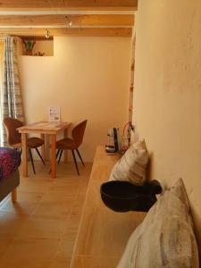 Posezení v ubytování Estefana