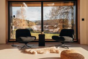 Et opholdsområde på Wilcza Villa