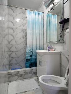 Koupelna v ubytování Apartments Old Town