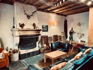 Posezení v ubytování Nature, chaleur, calme et confort au coeur des Ardennes belges