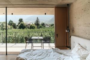 Postel nebo postele na pokoji v ubytování Langstrein Hof