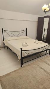 Postel nebo postele na pokoji v ubytování Relax studio Craiovita + 6 fotografií