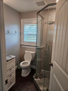 Koupelna v ubytování Manatee River Bungalow