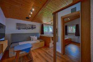 Cama o camas de una habitación en Appartements Oberdorfer