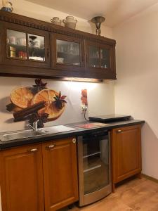 Η κουζίνα ή μικρή κουζίνα στο Domek Wiedźmy