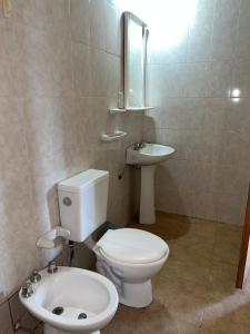 Koupelna v ubytování Quovadis