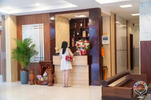Vstupní hala nebo recepce v ubytování Khách Sạn Long Khánh View Đẹp Đồng Nai