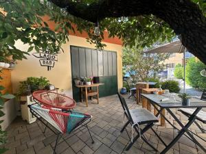 Posezení v ubytování VeronaLago B&B Accessibile