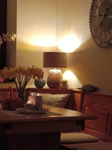 O zonă de relaxare la Ferienwohnung BoddenBee