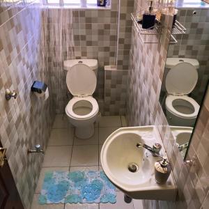 Ένα μπάνιο στο Zerubbabel Apartmerns B002