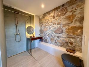 Koupelna v ubytování Ferme Ihartzetako