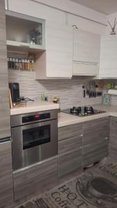 Kuchyň nebo kuchyňský kout v ubytování GS Valtellina