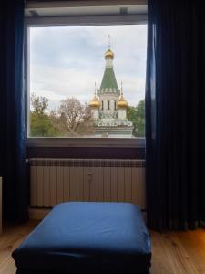 Katil atau katil-katil dalam bilik di Sofia Central View Loft