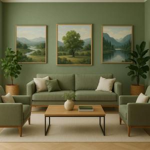 Posezení v ubytování GreenLeaf Serenity Hotel