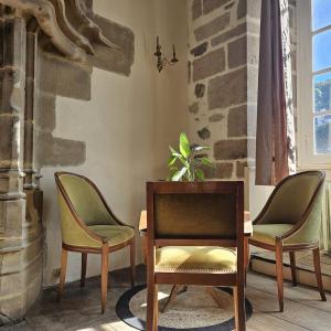 Posezení v ubytování Gite Maison Loyac + 2 fotografie