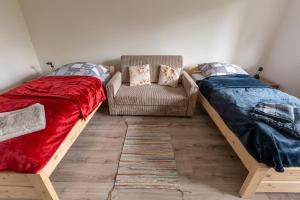 Postel nebo postele na pokoji v ubytování Agroturystyka Na górce