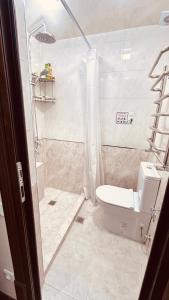 Koupelna v ubytování Ashur Bobo