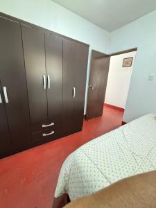 Postel nebo postele na pokoji v ubytování Elincape