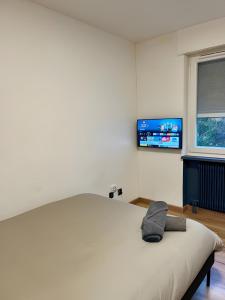 Postel nebo postele na pokoji v ubytování Appartement calme et lumineux