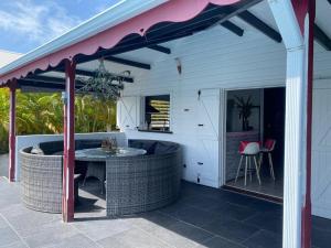 En balkon eller terrasse på VILLA ZEN