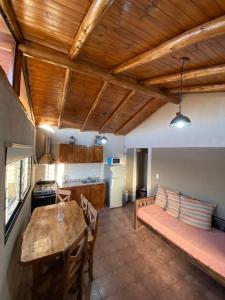 Kuchyň nebo kuchyňský kout v ubytování Cabaña El Morito